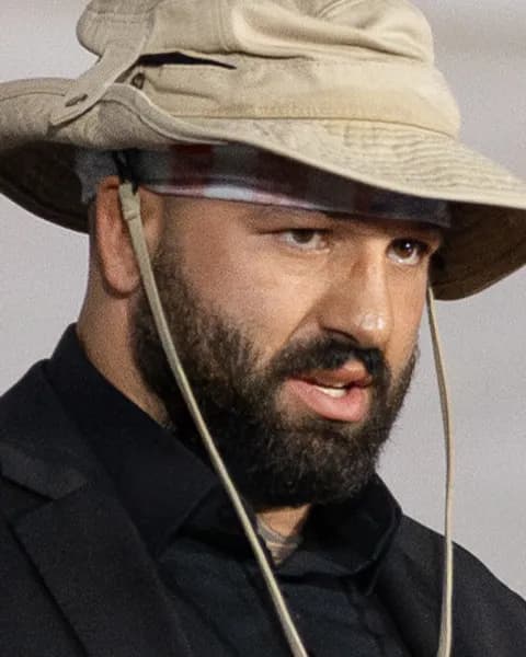 Josh Hokit en una rueda de prensa (junio de 2026)